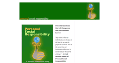 Desktop Screenshot of personalsocialresponsibility.com